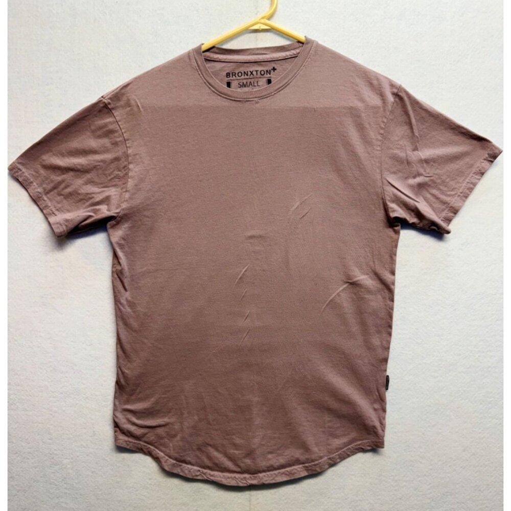 Bronxton Plus Casual Men's Tee Tshirt Short Sleeve Crew Neck Size Small